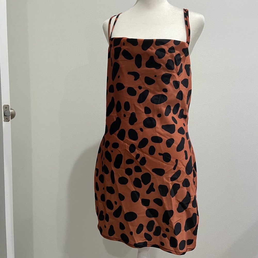 Leopard mini dress